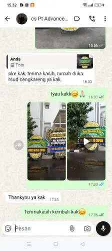 Testimonial Papan Bunga Pernikahan parungkokosan